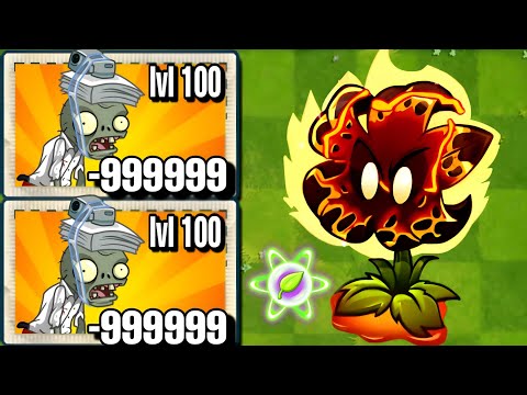 Pvz2 Tournament - Every plant with 5 plant food vs Zcorp chair racer zombie
