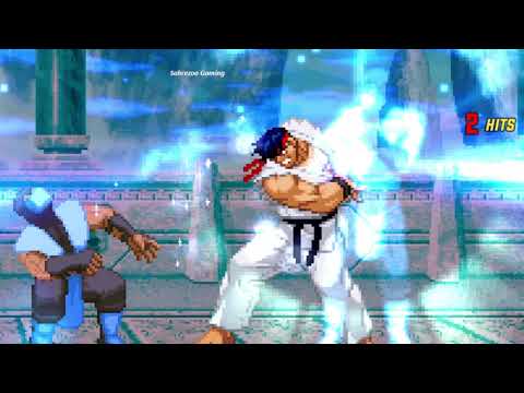 Sub-Zero vs Ryu | THE ICE BENDER MASTER !! | SUPER CLASH! | Street Fighter x Mortal Kombat