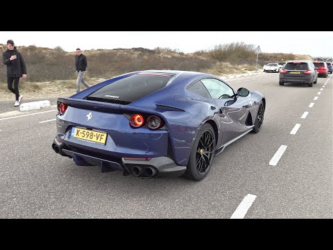 Ferrari 812 Superfast with Novitec Straight Pipes Exhaust! Revs & Accelerations!