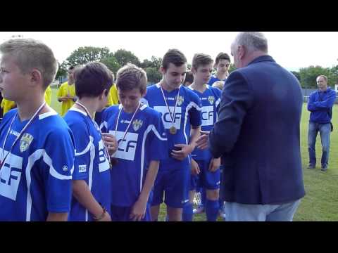 Odovzdávanie medailí pre ŠK Nevidzany U15