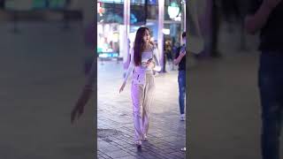 #룩북촬영 밤 길거리 촬영