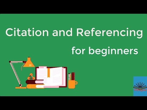 Citation and Referencing for beginners