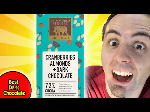 BEST DARK CHOCOLATE BRAND? | Endangered Species Cranberry, Almond & Dark Chocolate Taste Test/Review
