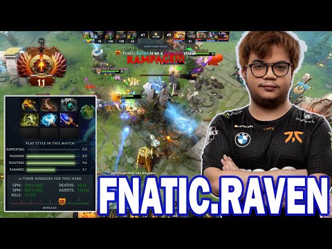 FNATIC.RAVEN [ MONKEY KING ] SEA PLAYER VS CHINA PLAYER DOTA 2