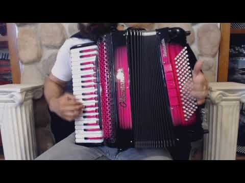 OTTASUPTSM96VR - Violet Rose Ottavianelli Superior Trentasette Piano Accordion LMMM 37 96 $4499