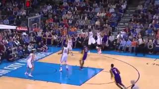 preview picture of video 'Kobes AMAZING Shot   LA Lakers Vs Oklahoma City Thunder   03   05   2013   NBA 2013 Season'