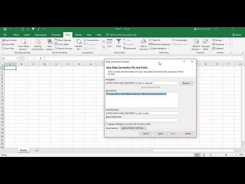 Excel : How to connect SQLServer to Pivot tables