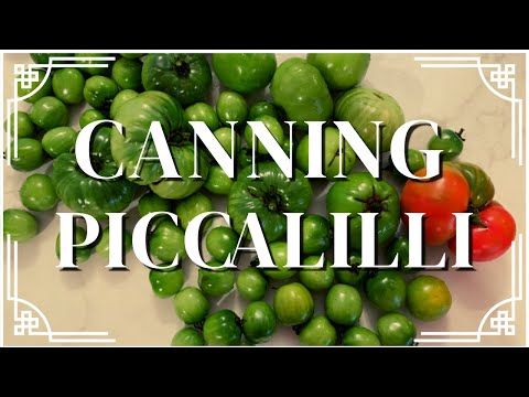 , title : 'CANNING PICCALILLI | BRITISH GREEN TOMATO RELISH | HOME GROWN TOMATOES'