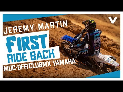 Jeremy Martin's First Ride with ClubMX Yamaha