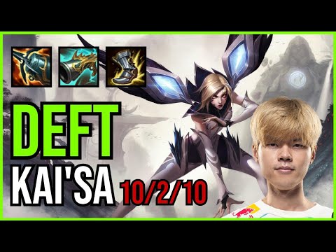 DEFT - KAI'SA vs. SAMIRA ADC | KR GRANDMASTER | PATCH 11.2