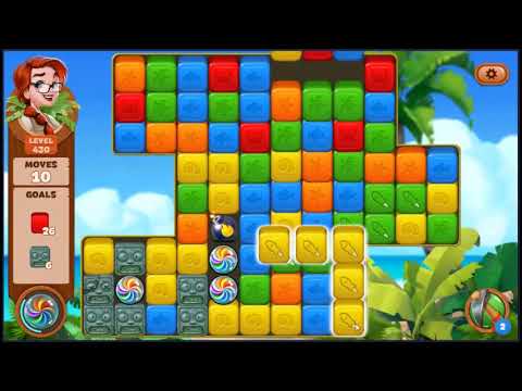 Lost Island Blast Adventure Level 430 - NO BOOSTERS 🏝️ | SKILLGAMING ✔️