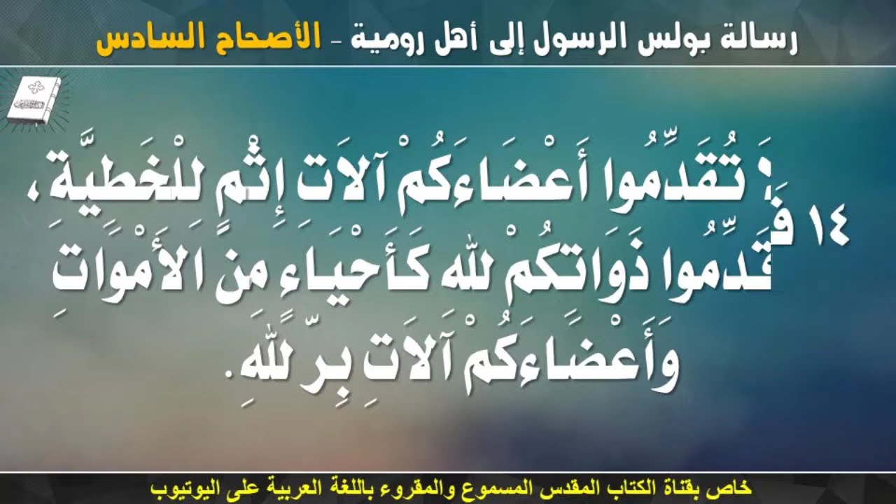 فيديو تفسير الكتاب المقدس | الكتاب المقدس رفيقي