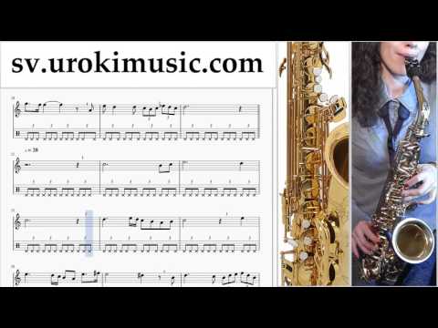 Lär Dig Spela Saxofon (Tenorsaxofon) Schubert - Ave Maria Tabs Nybörjare Del 2 um-b492