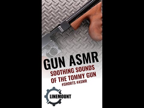 Gun ASMR The Soothing Sounds of the Tommy Gun | #shorts #Thompson #ASMR #TommyGun