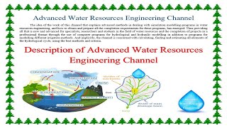 Description of Advanced Water Resources Engineering Channel