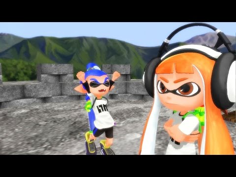 (MMD) Splatoon - Inkling boy pissed Inkling girl off