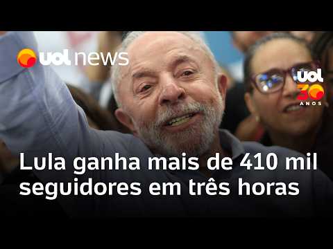 Com Janones censurado pelo TSE, Lula ganha 410 mil seguidores em três horas | reportagem