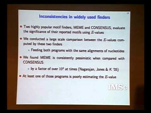 009 Estimating the statistical significance of  sequence motifs