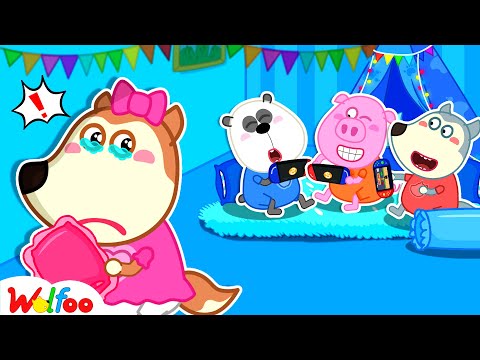 Lucy Joins Boys Only Sleepover 😅 Sharing is Caring with Wolfoo 🤩 Wolfoo Kids Cartoon