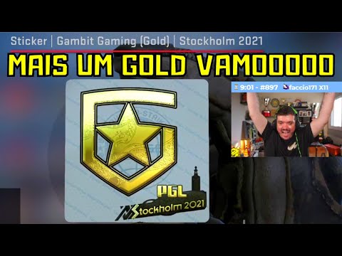 Gaules e mch Abrindo STIKERS do MAJOR