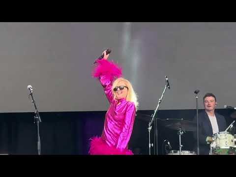 Altered Images Clare Grogan takes a tumble at Darlington 80s Calling 