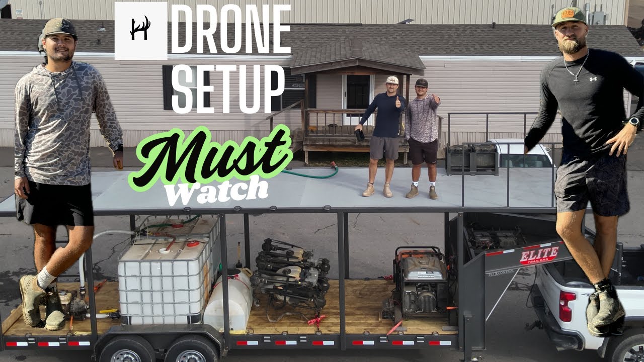 AG DRONE TRAILER SET UP (MUST WATCH)