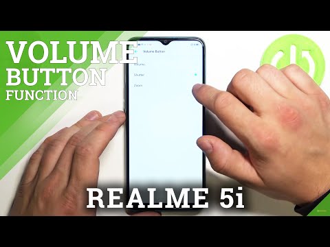 How to Change Volume Keys Control in Realme 5i Camera - Assign Camera Feature to Volume Button