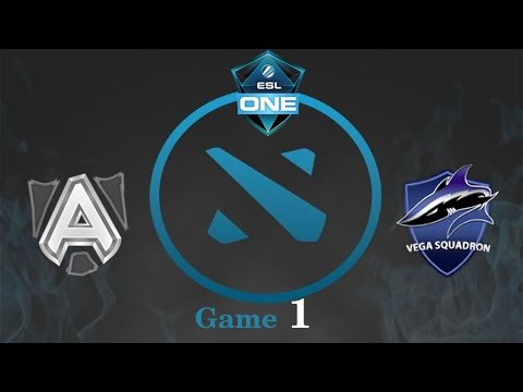 Highlights Alliance vs Vega Game 1, ESL One Frankfurt 2016, 6/17/2016