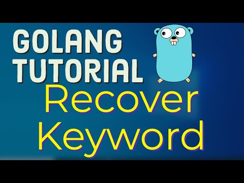 Go Tutorial Golang 25 Recover Keyword in Golang