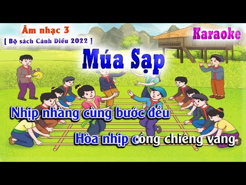 Karaoke - Múa Sạp - Âm Nhạc Lớp 3 ( Bộ Sách Cánh Diều 2022 ) Lớp Nhạc Doremi