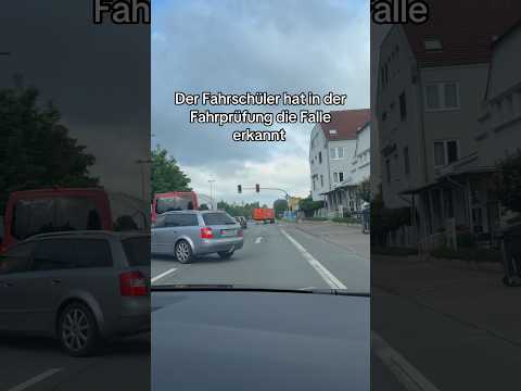 Ein schlauer Fahrschüler #shorts #fahrschule #führerschein #fahrstunde