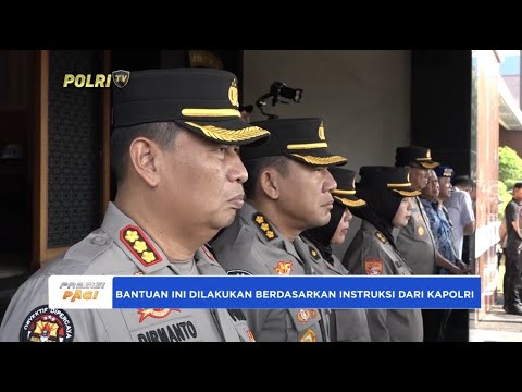 POLDA JATIM KIRIM BANTUAN UNTUK KORBAN BANJIR JATENG