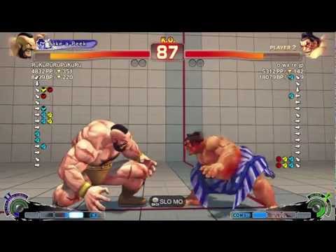 Rukupuru (Zangief) vs Owarire (Honda) - AE 2012 Ranked Match *720p HD*