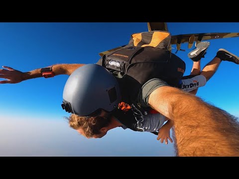 Skydiving over the Pyramids of Giza (Yes. It's a real thing.)