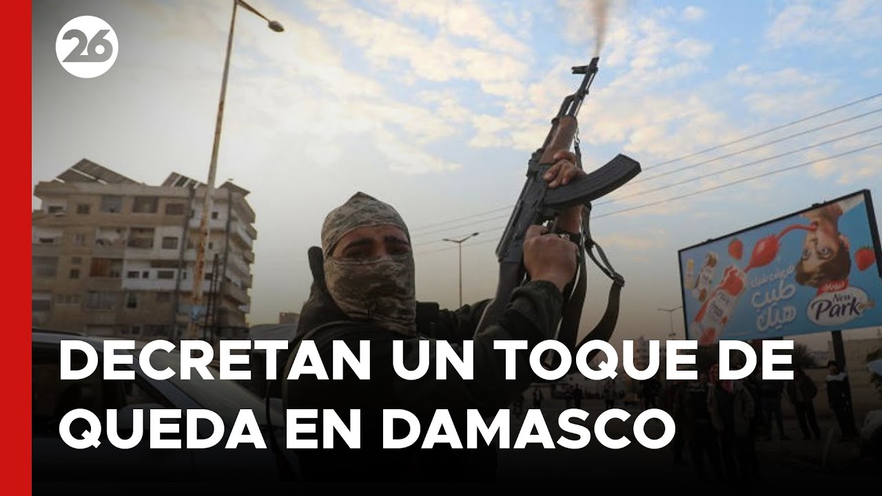 🚨 SIRIA | Los rebeldes decretan un toque de queda en Damasco