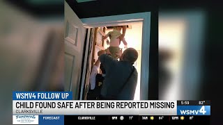 Foster child found safe in attic after 7-hour search in Clarksville