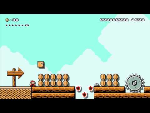 Walk in the sky ~ from pedritopin ~ SUPER MARIO MAKER Gameplay RAW