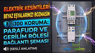 Sürekli Elektrik mi Kesiliyor? %100 Koruma: Parafudr ve Gerilim Rölesi Nasıl Bağ