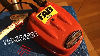 Video thumbnail for Danelectro FAB Echo Slapback Delay Pedal Demo (Vintage tones for DIRT CHEAP!!!) by FuzzBass66