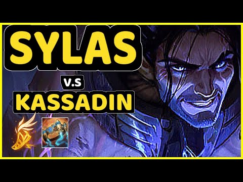 T1 FAKER (SYLAS) vs KASSADIN - MID GAMEPLAY - KR Ranked MASTER