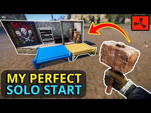RUST SOLO - A PERFECT RUST SOLO START To A NEW WIPE! (Part 1)