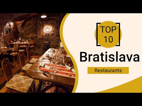 Os 10 melhores restaurantes para visitar em Bratislava | Eslováquia - Português