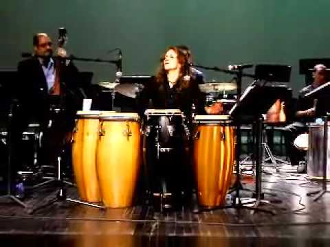 Annette Aguilar and Stringbeans at Lehman College - Latin Jazz Alive n Kickin clip