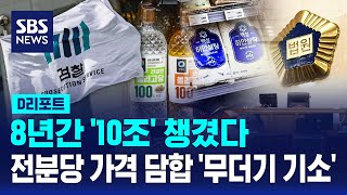 검찰, '8년간 10조 규모' 전분당 가격 담합 25명 무더기 기소 / SBS / #D리포트