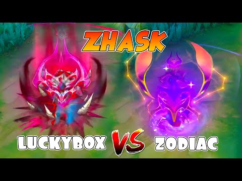 Zhask Bone Flamen VS Cancer | Luckybox VS Zodiac Skin Comparison |