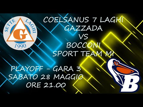 COELSANUS 7 LAGHI GAZZADA VS BOCCONI SPORT TEAM MILANO - gara 3