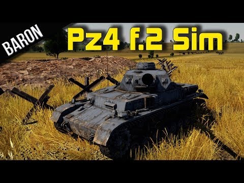 War Thunder Tanks - Panzer IV F.2 Simulator Battle Gameplay