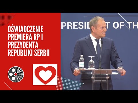 Donald Tusk zapowiada wsparcie dla Serbii w drodze do UE