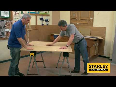 Stanley FatMax Metal Sawhorse Trestle Twin Pack XMS19TRES2 From S&TD
