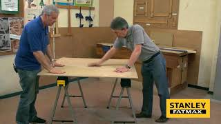 Stanley FatMax Metal Sawhorse Trestle Twin Pack XMS19TRES2 From S&TD